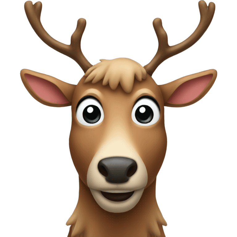 Christmas reindeer  emoji