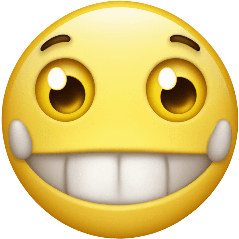 standard yellow emoji face with eyes wide open, tongue out with saliva drooping off of it   emoji