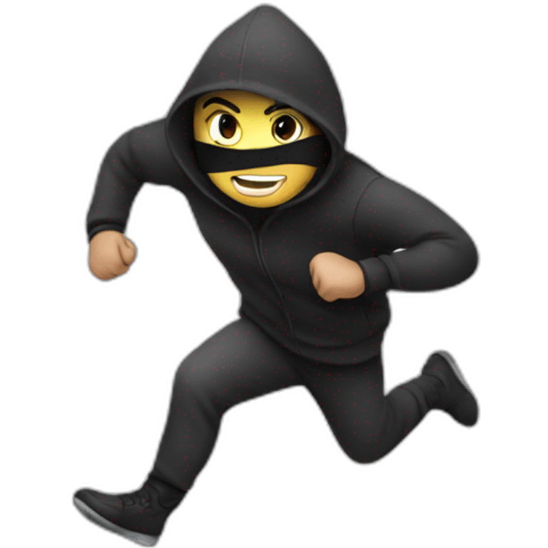 thief running emoji