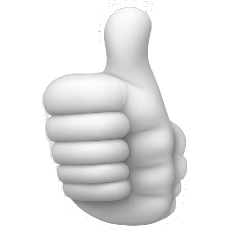 a white glove thumbs up emoji