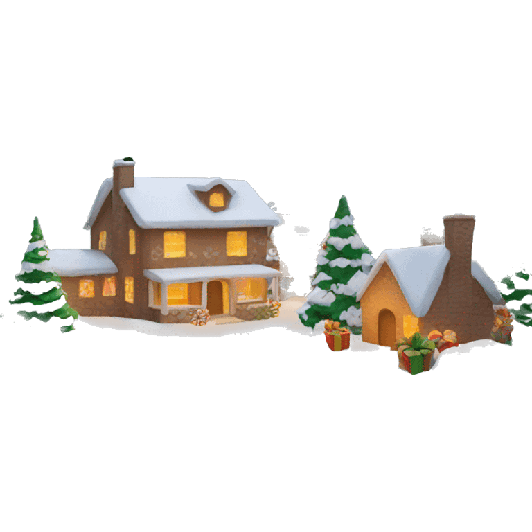 christmas scenery emoji