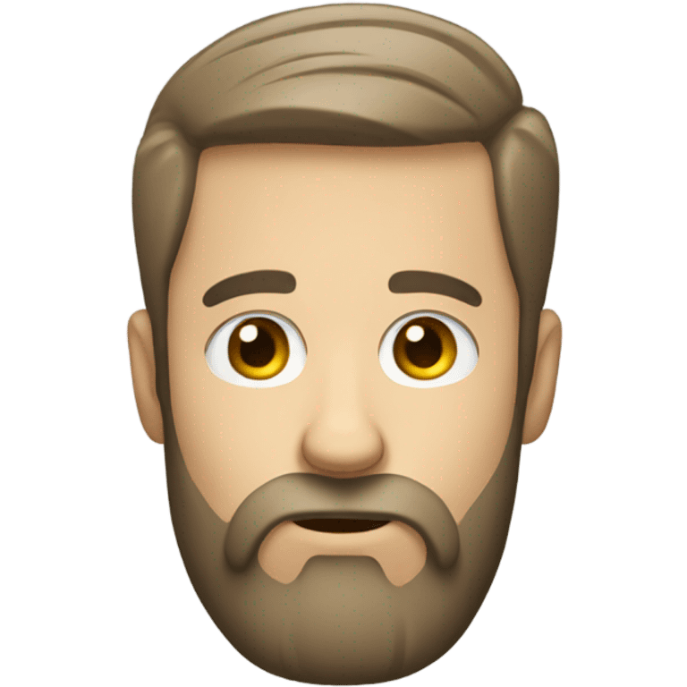 white man, with beard, hand on forehead emoji