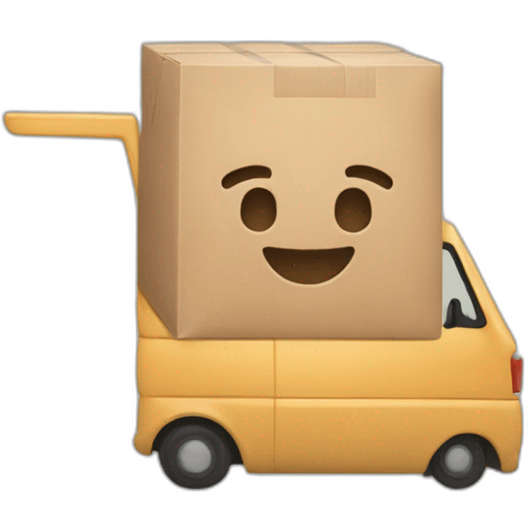 a delivery infite symbol emoji