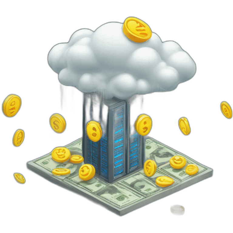 datacenter power money rain emoji