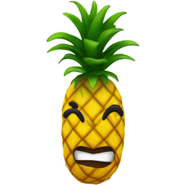 upside down pineapple emoji