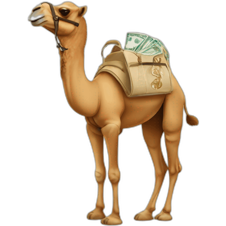 Camel money tourism emoji