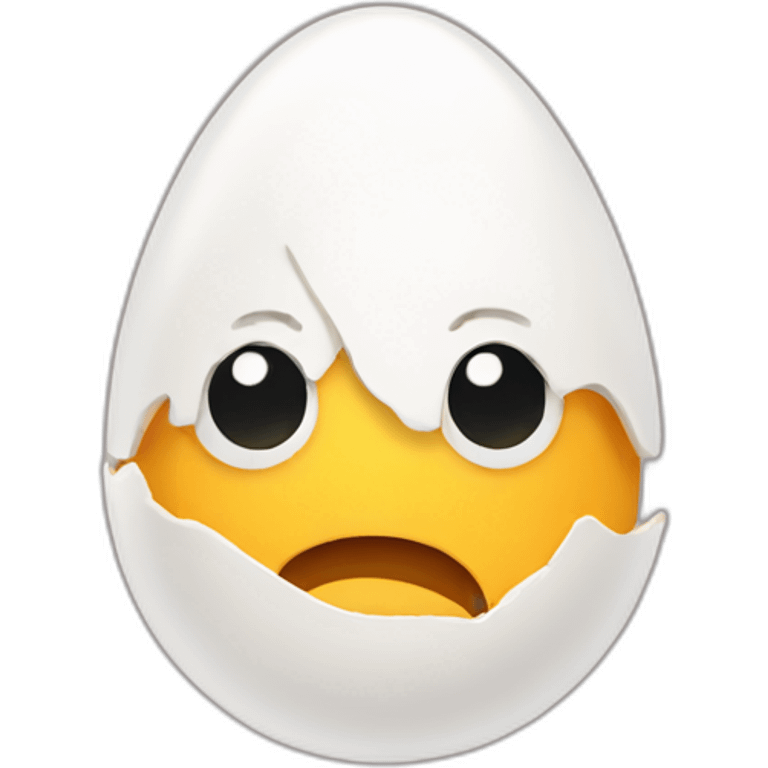 egg with hair emoji