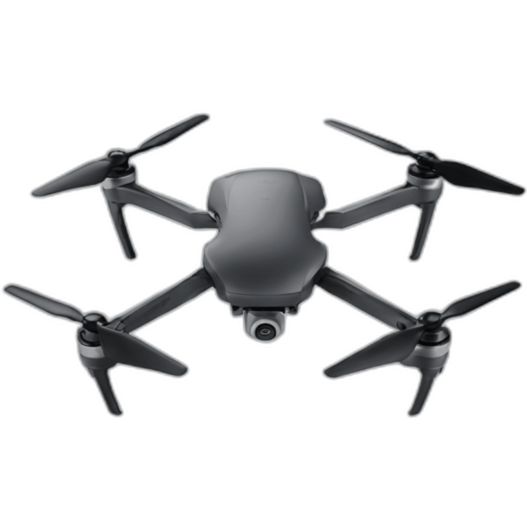 Small drone with multipoo logo emoji