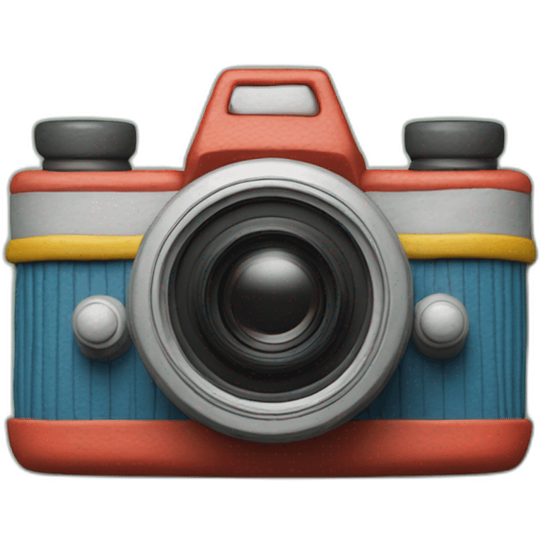 Plasticine Old Film Camera emoji