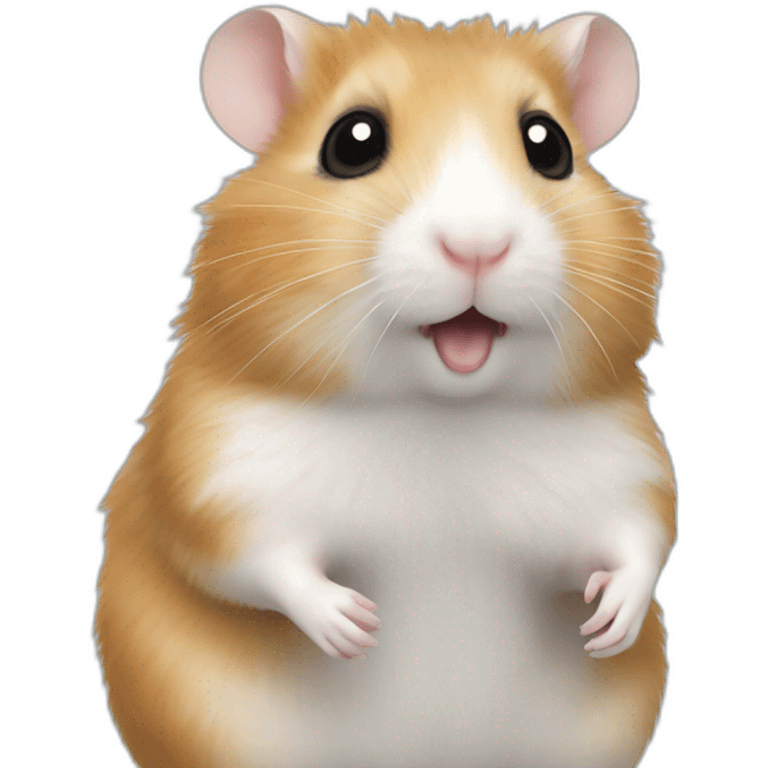 hamster au pelage bleu emoji