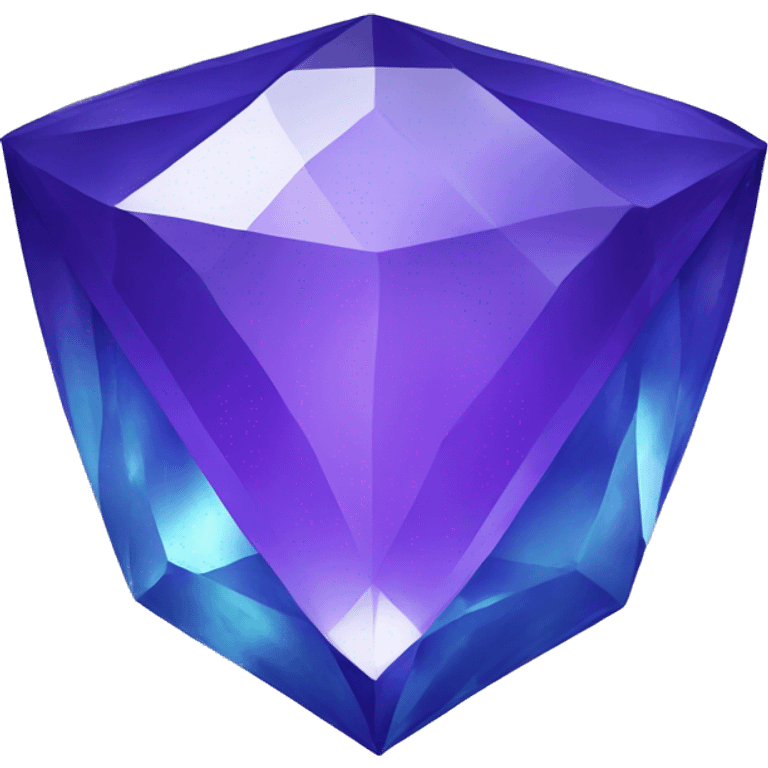 Blue-purple jewel emoji