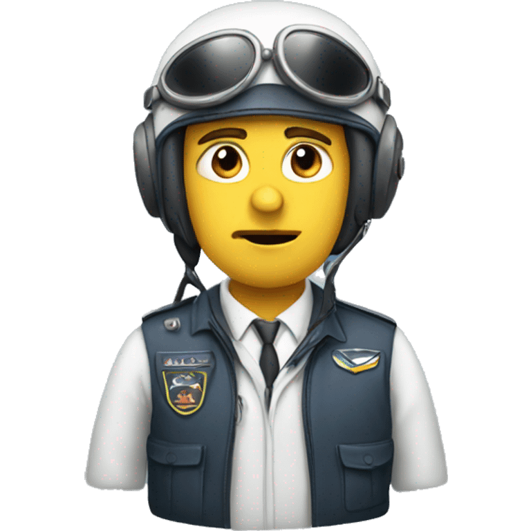 very confused pilot emoji