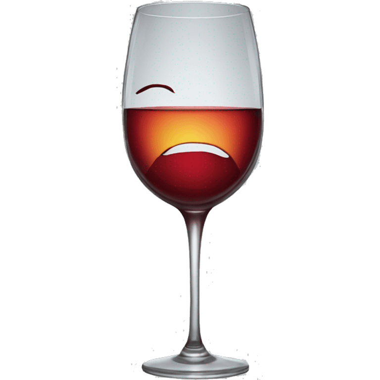 a broken wine glass emoji