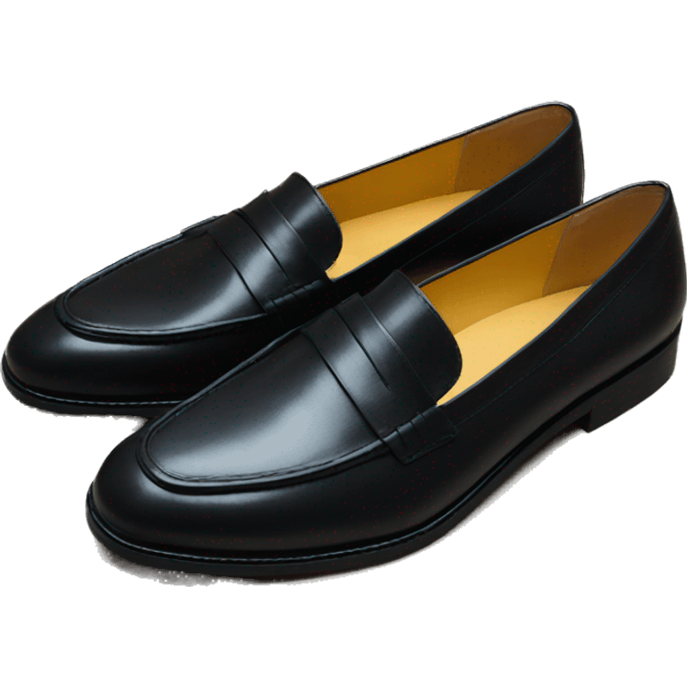 Loafers black emoji