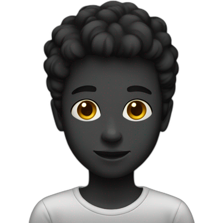 Boy-black-thin emoji