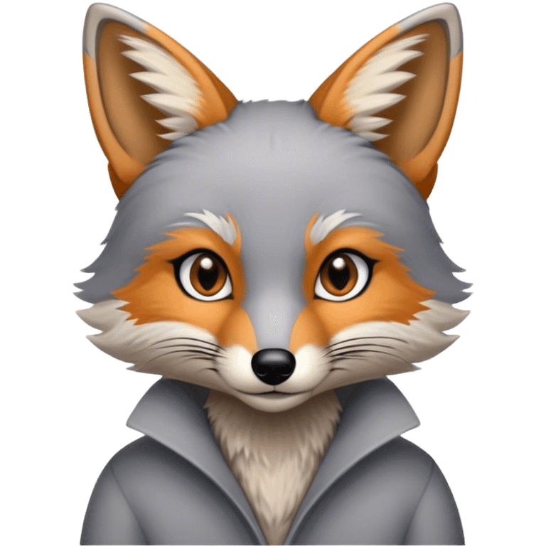 American gray Fox emoji