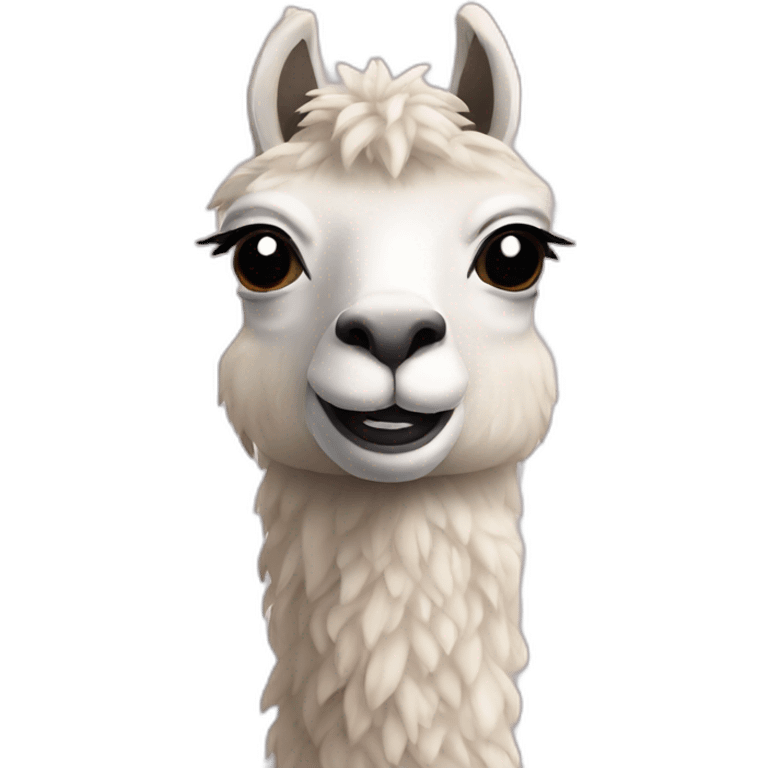 Lama rose emoji