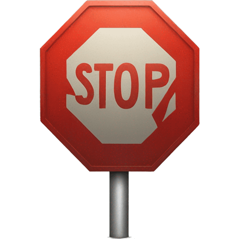 Stop sign  emoji