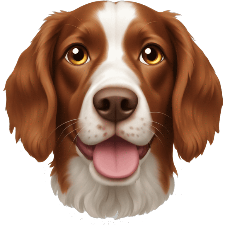 Old Brittany spaniel emoji