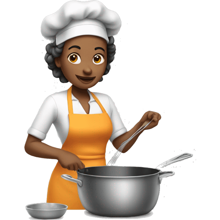 woman cooking emoji