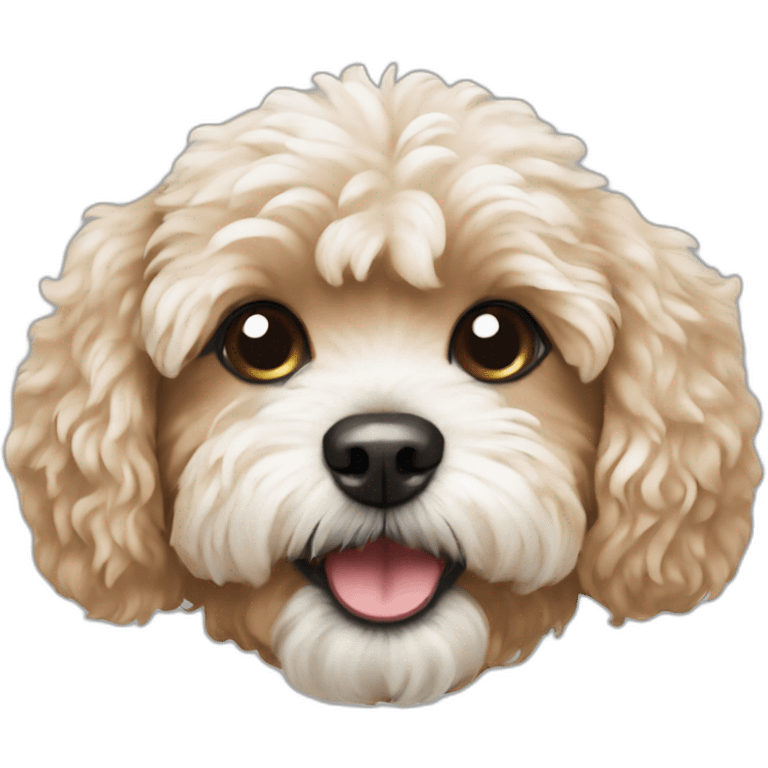 Maltipoo dog emoji