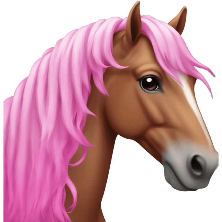 Pink horse  emoji