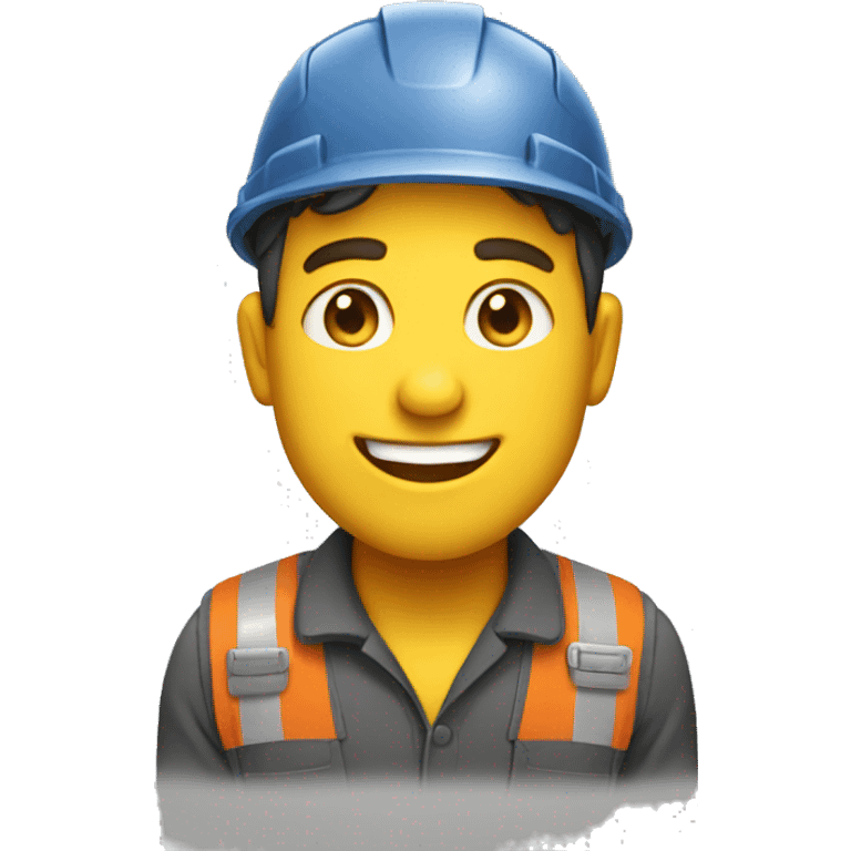 happy worker emoji