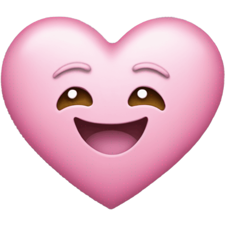 Pink heart with clouds  emoji