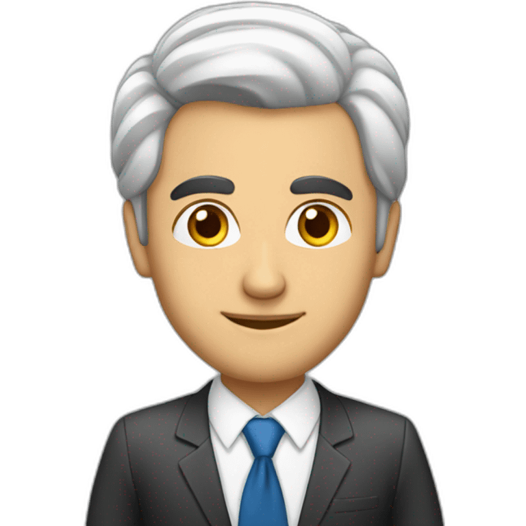 Business man and his name is sepehr and from iran emoji