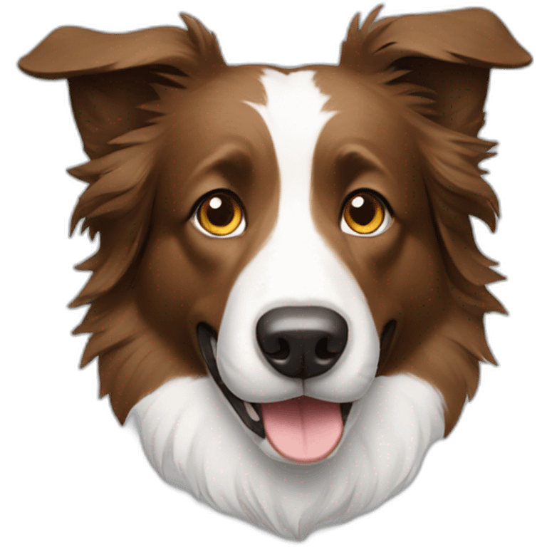 border-collie dog emoji