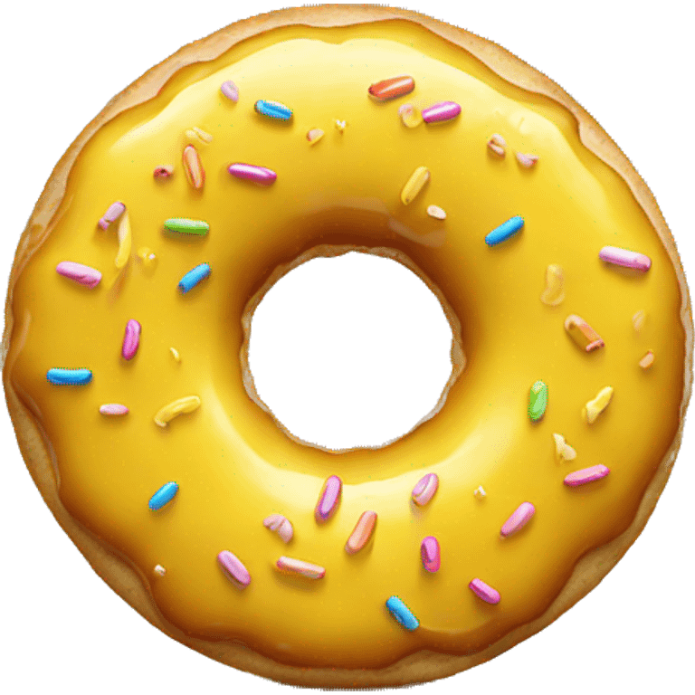 yellow donut emoji