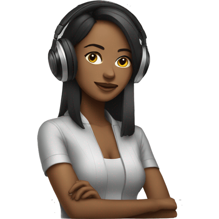 woman dj emoji