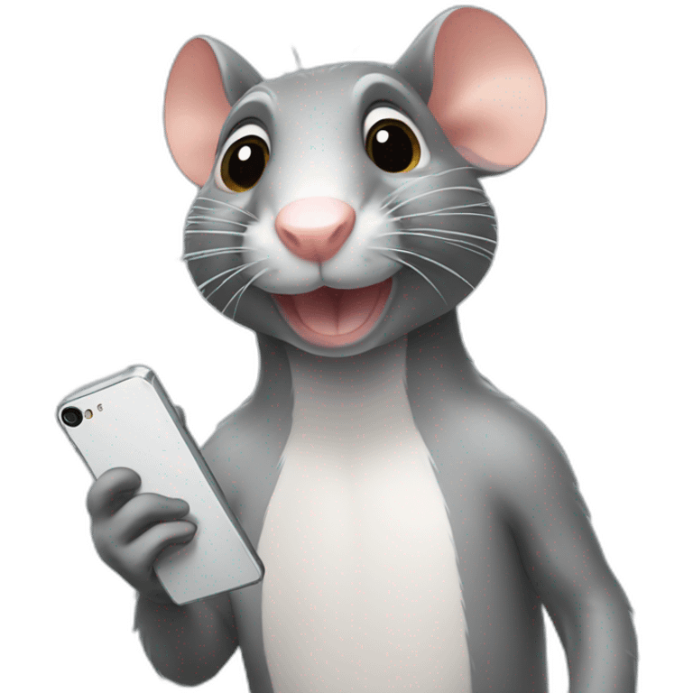 rat taking a selfie emoji