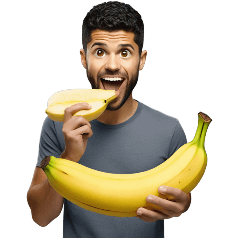 Steven Furtick eating peeled banana emoji