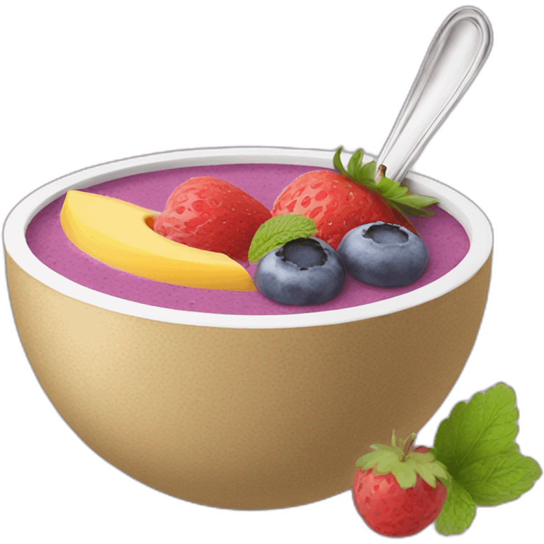 smoothie bowl emoji