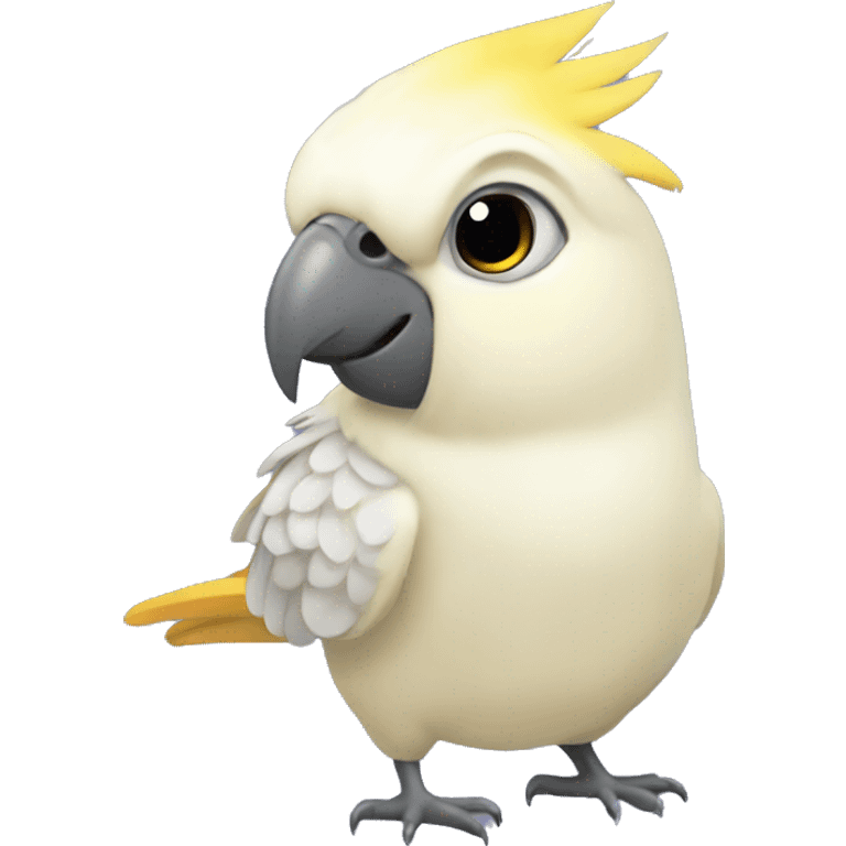 Cockatiel with sliper emoji