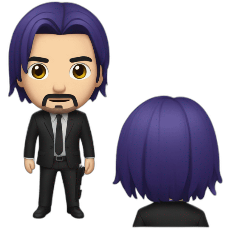 john wick style of cocomelon emoji