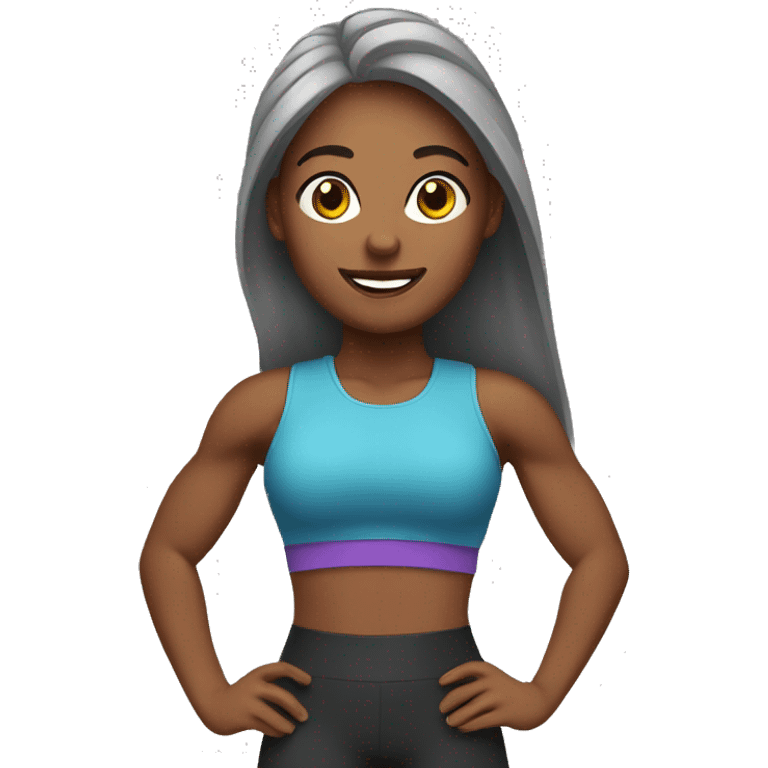 fitness girl emoji