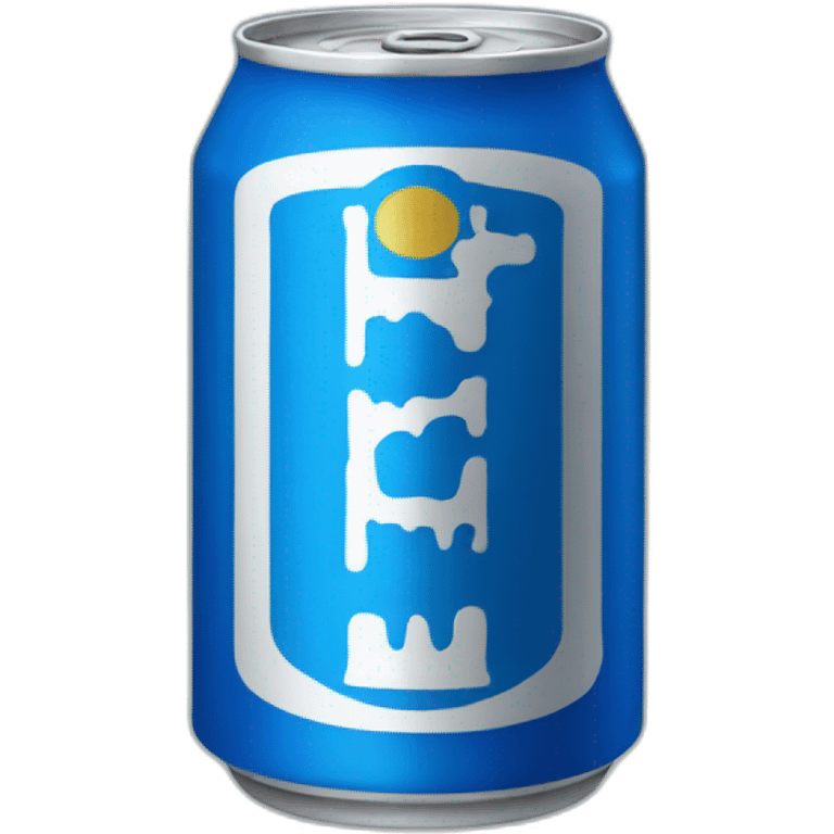 blue beer can emoji