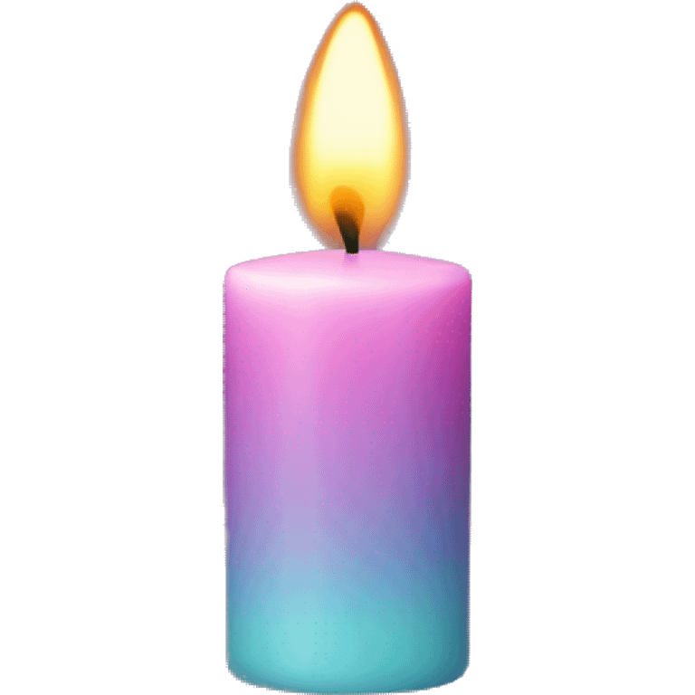 Aesthetic candle emoji