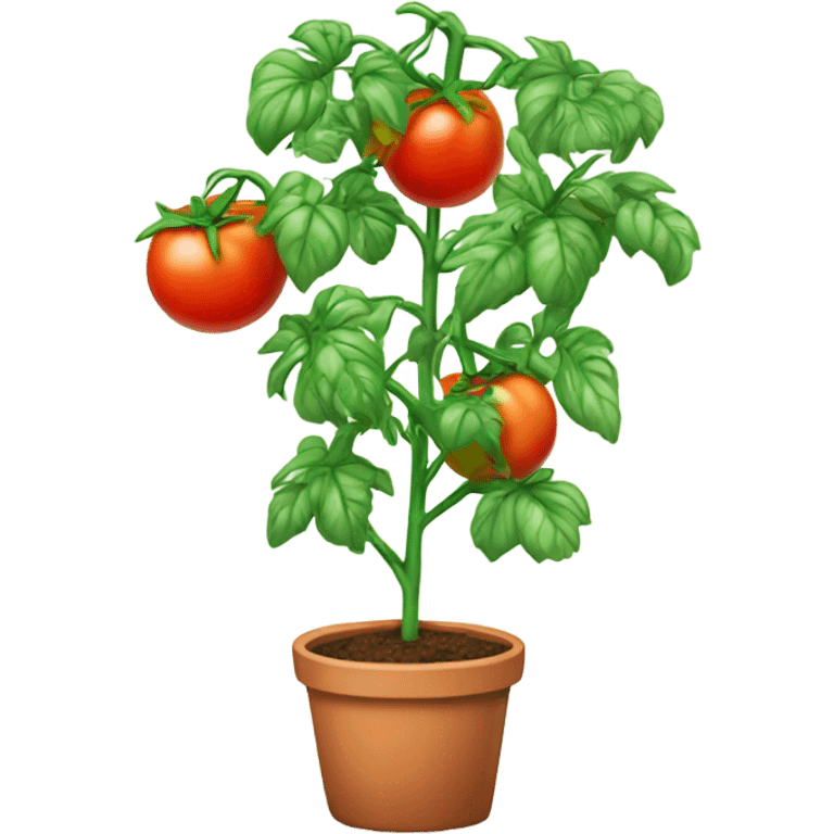 Tomato plant with trellis emoji