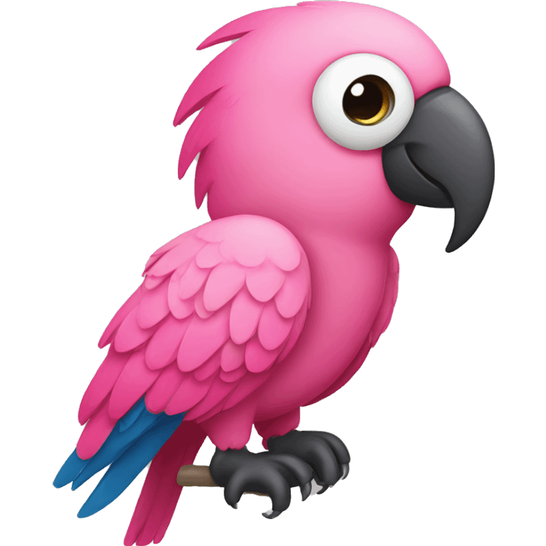 pink parrot  emoji