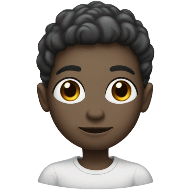 pé preto SEM RACISMO emoji