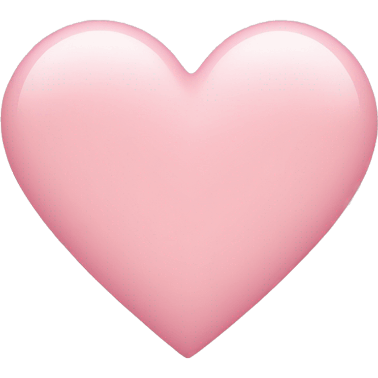 Light pink heart  emoji