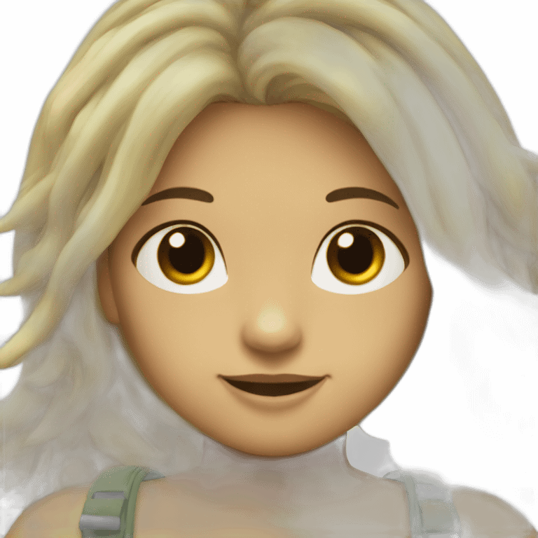 Girl-wild garli—turtle emoji