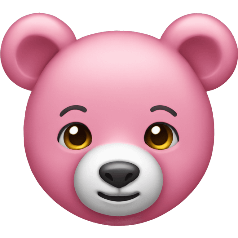 pink teddy bear emoji