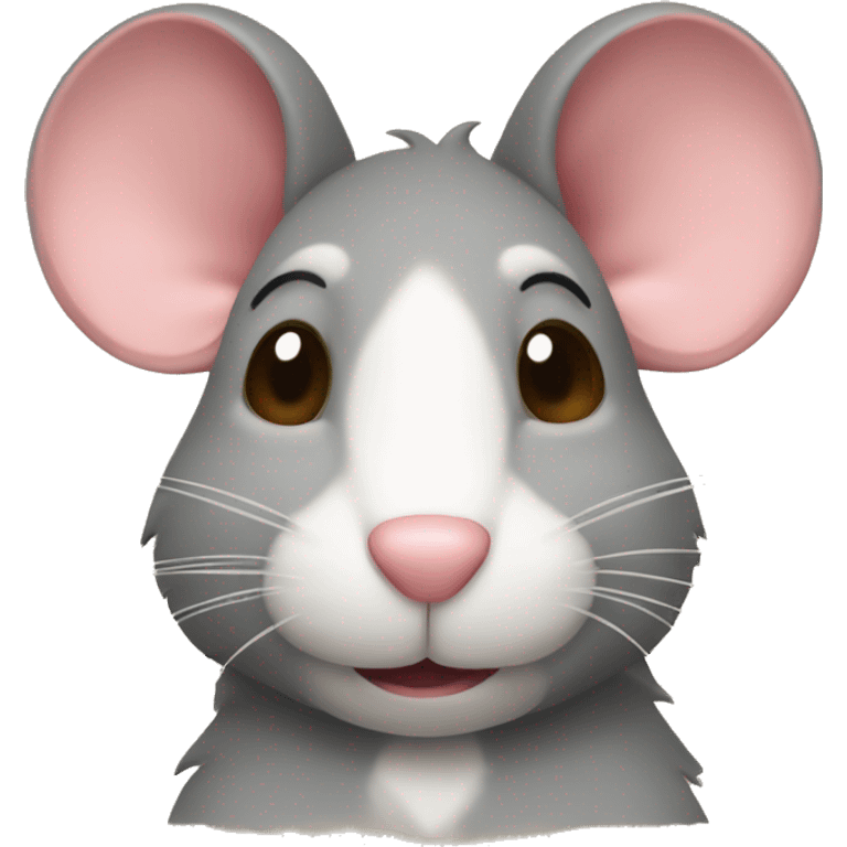 The rat with a hearth emoji