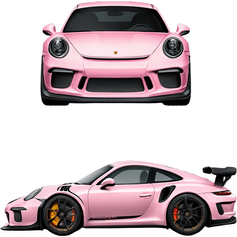 light pink porsche 911 gt3rs emoji