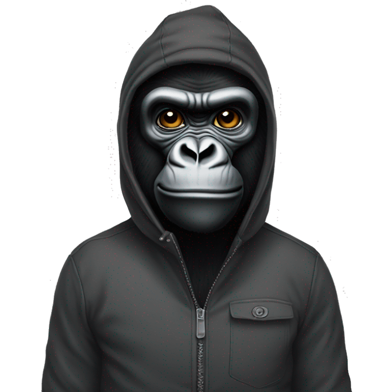 Gorilla in ski mask emoji