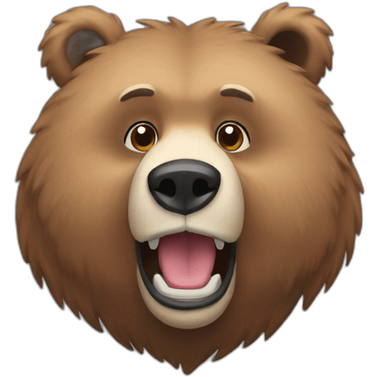 Grizzy the bear emoji